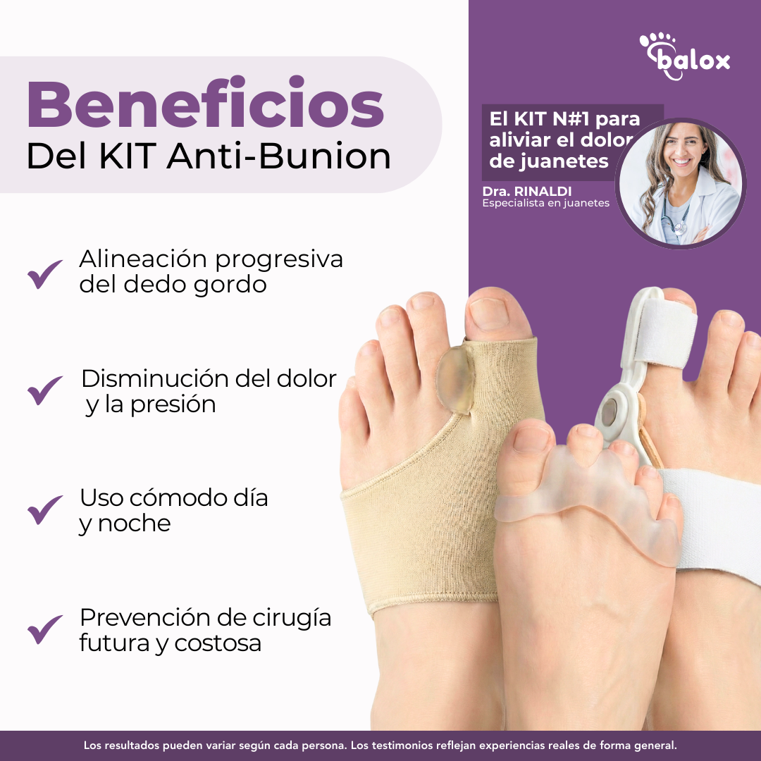 KIT ANTI BUNION ORTOPEDICO
