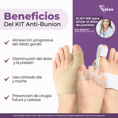 KIT ANTI BUNION ORTOPEDICO