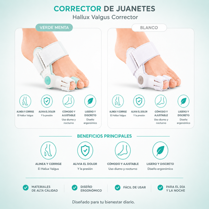 Juanex® | Corrector de Juanetes | ¡PRECIO ESPECIAL 50% OFF!