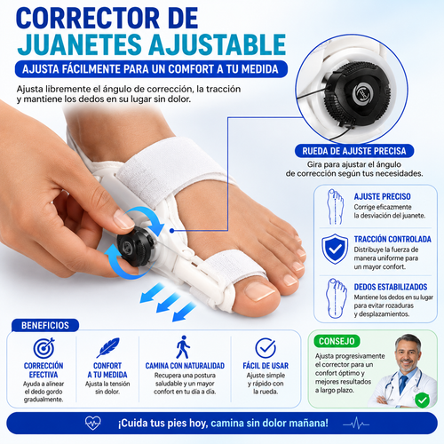 Juanex® | Corrector de Juanetes | ¡PRECIO ESPECIAL 50% OFF!