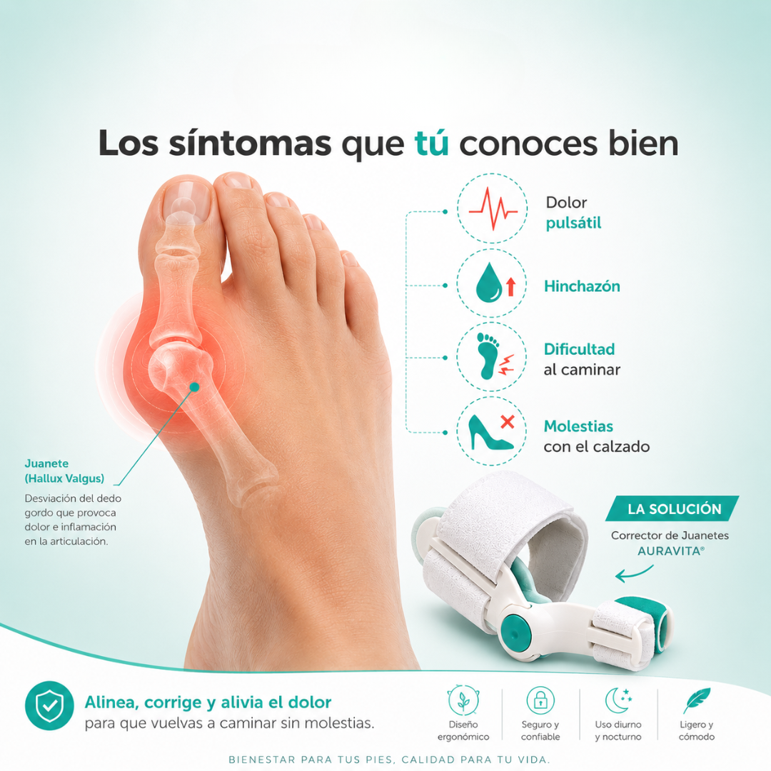 Juanex® | Corrector de Juanetes | ¡PRECIO ESPECIAL 50% OFF!